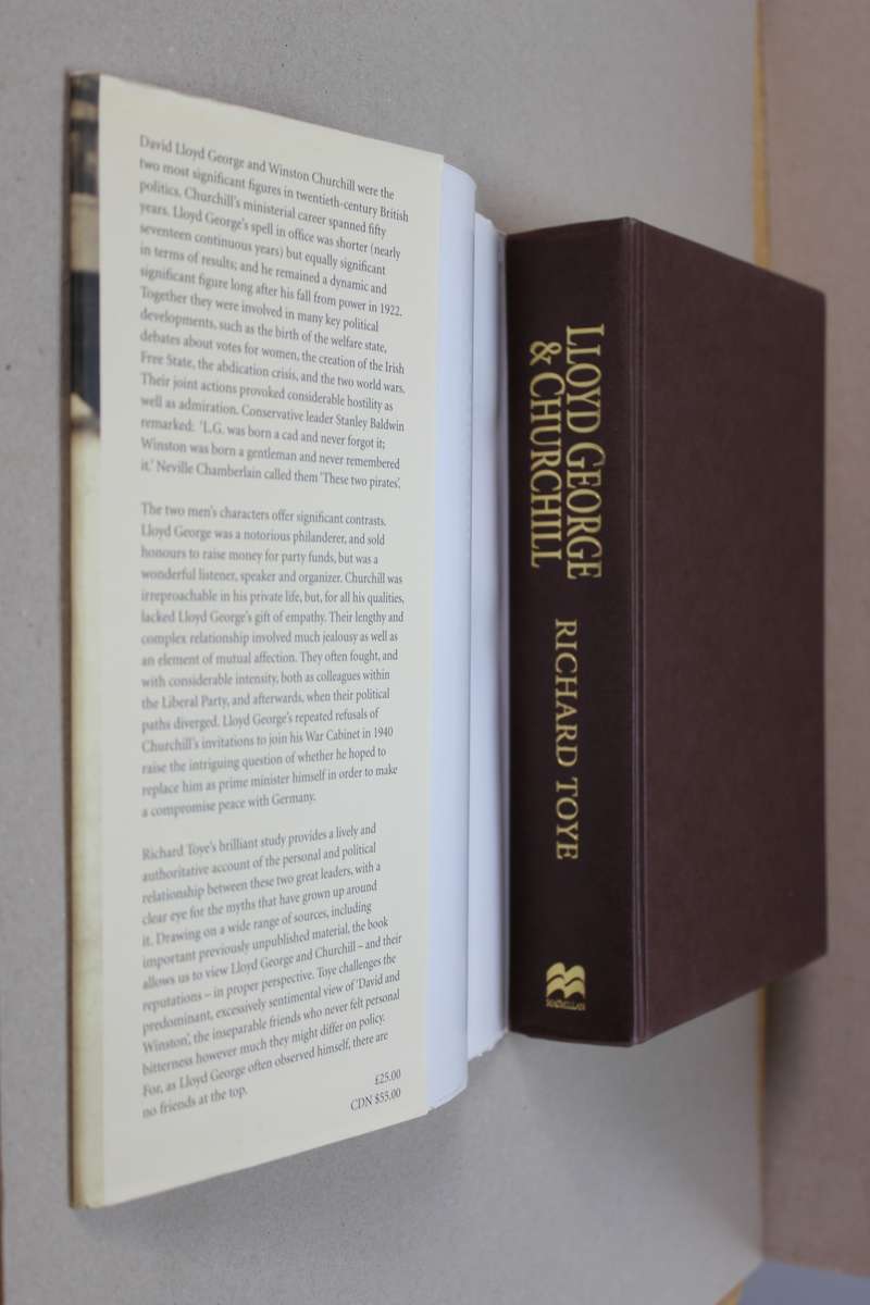 LLOYD GEORGE & CHURCHILL  Rivals for Greatness  by Richard Toye