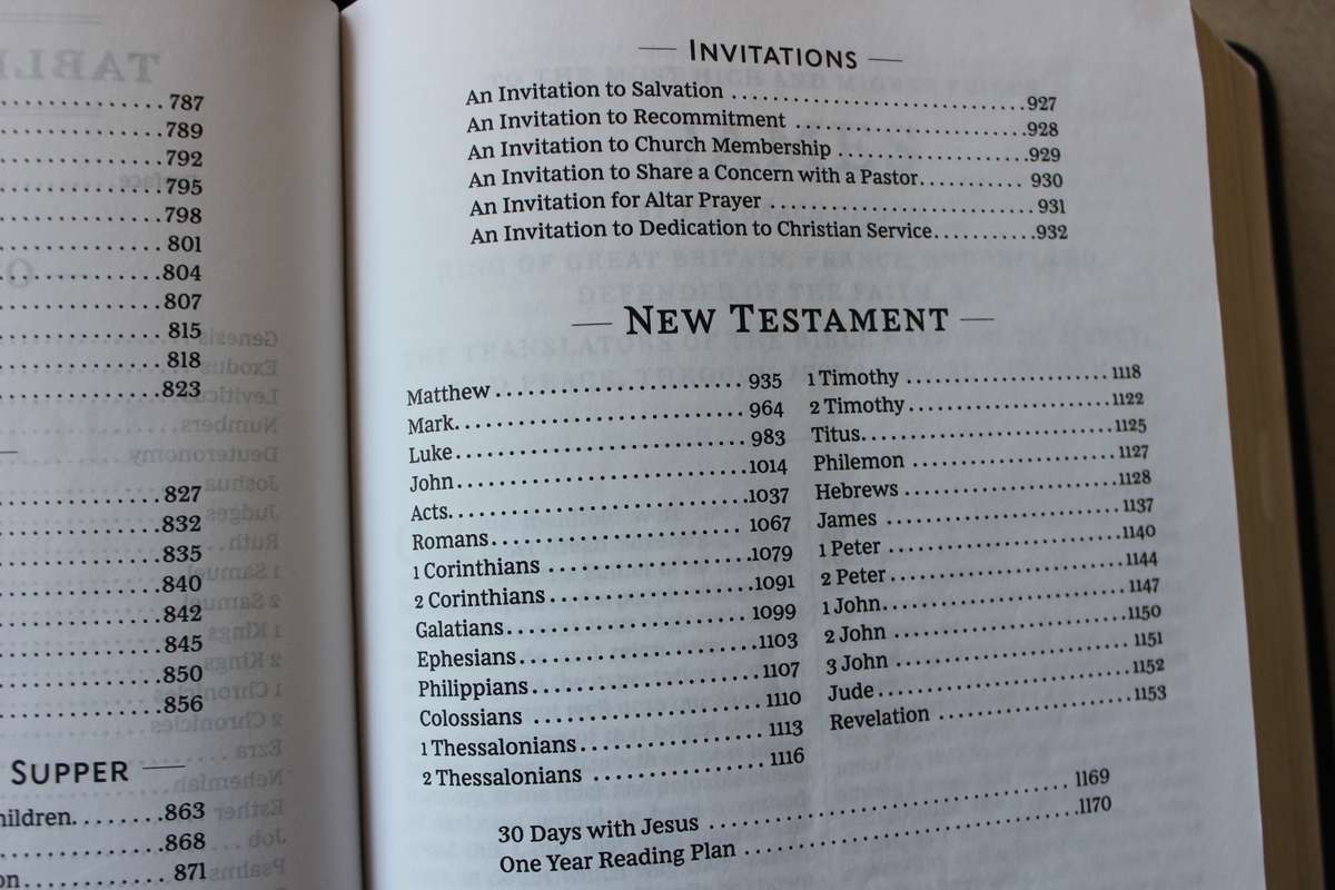 KJV MINISTER'S BIBLE (Authorized King James Version)