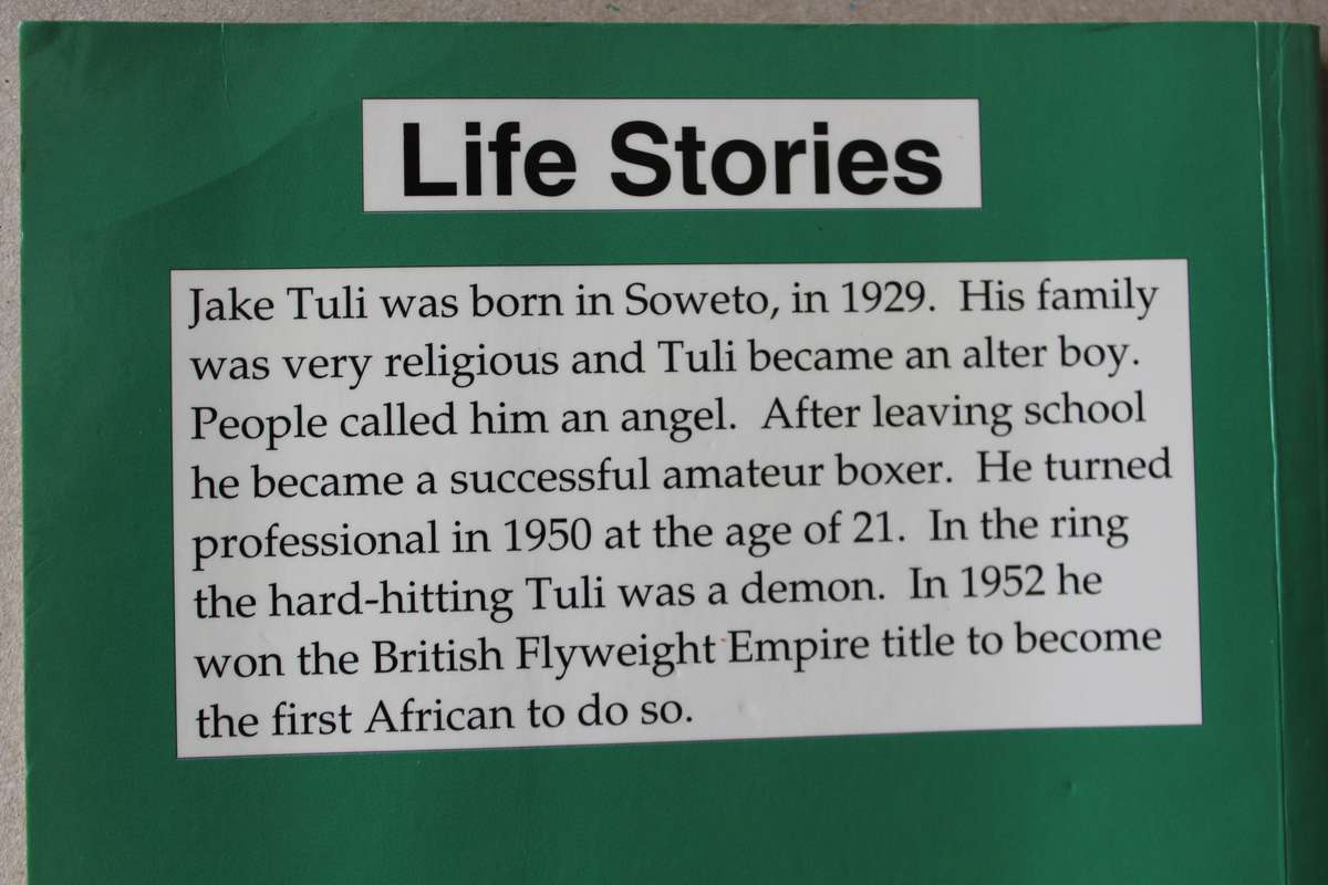 THE DEMON AND THE ANGEL  Story of Jake Ntuli, Empire Boxing Champion  (SIGNED)