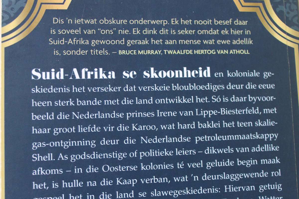 BLOU BLOED - KONINKLIKE SPORE IN SUID-AFRIKA  deur Daniel Lotter