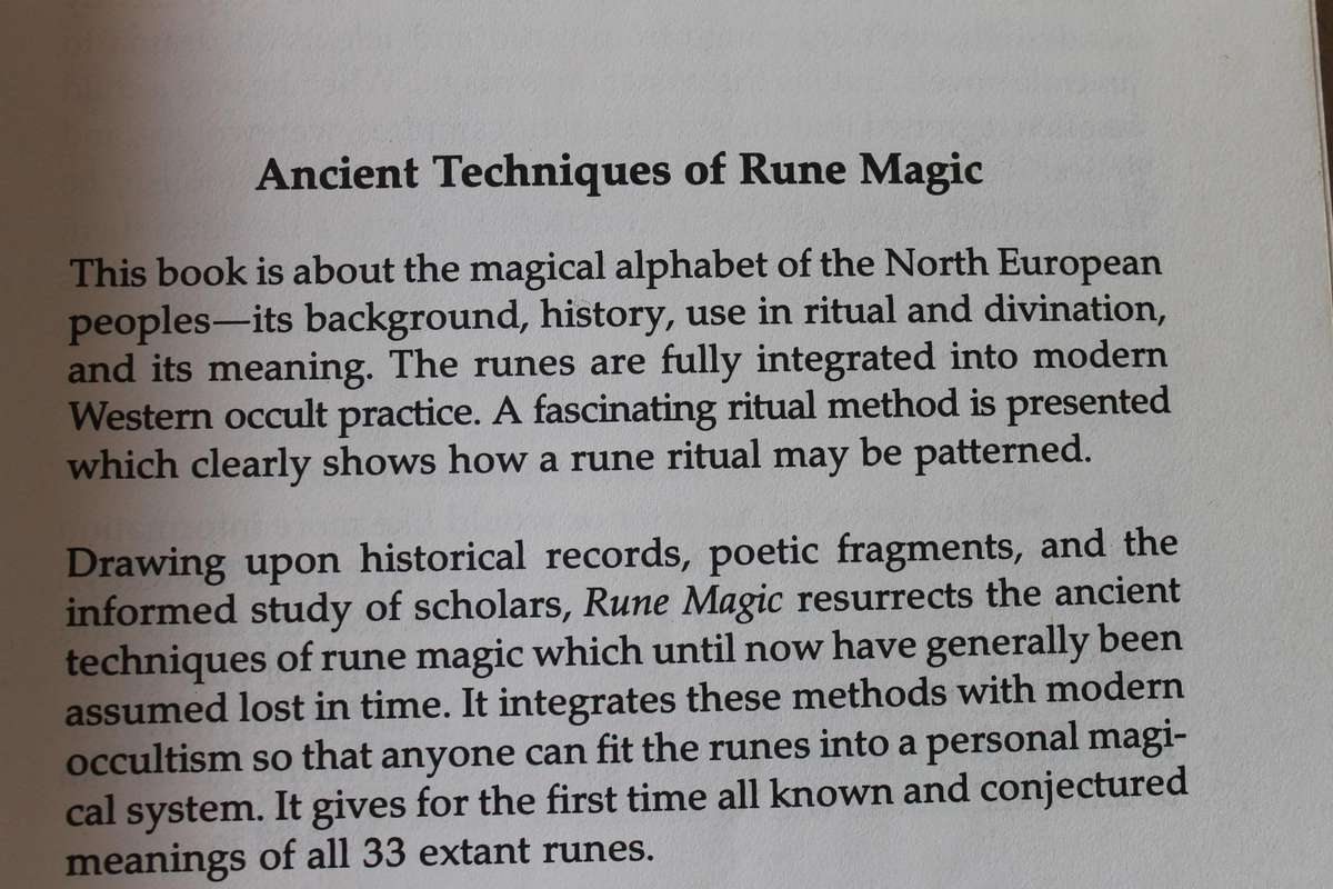 RUNE MAGIC  by Donald Tyson (The magical alphabeat of the North European peoples)