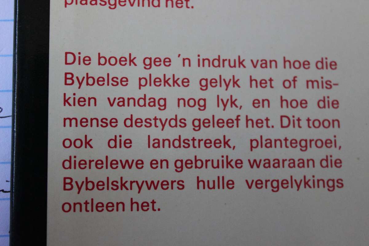 FOTOGIDS TOT DIE OU EN NUWE TESTAMENT  deur  W. L. Maree