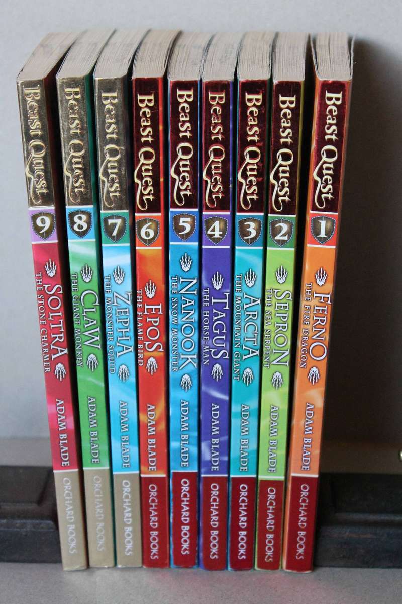BEAST QUEST NOS 1 - 9  by Adam Blade