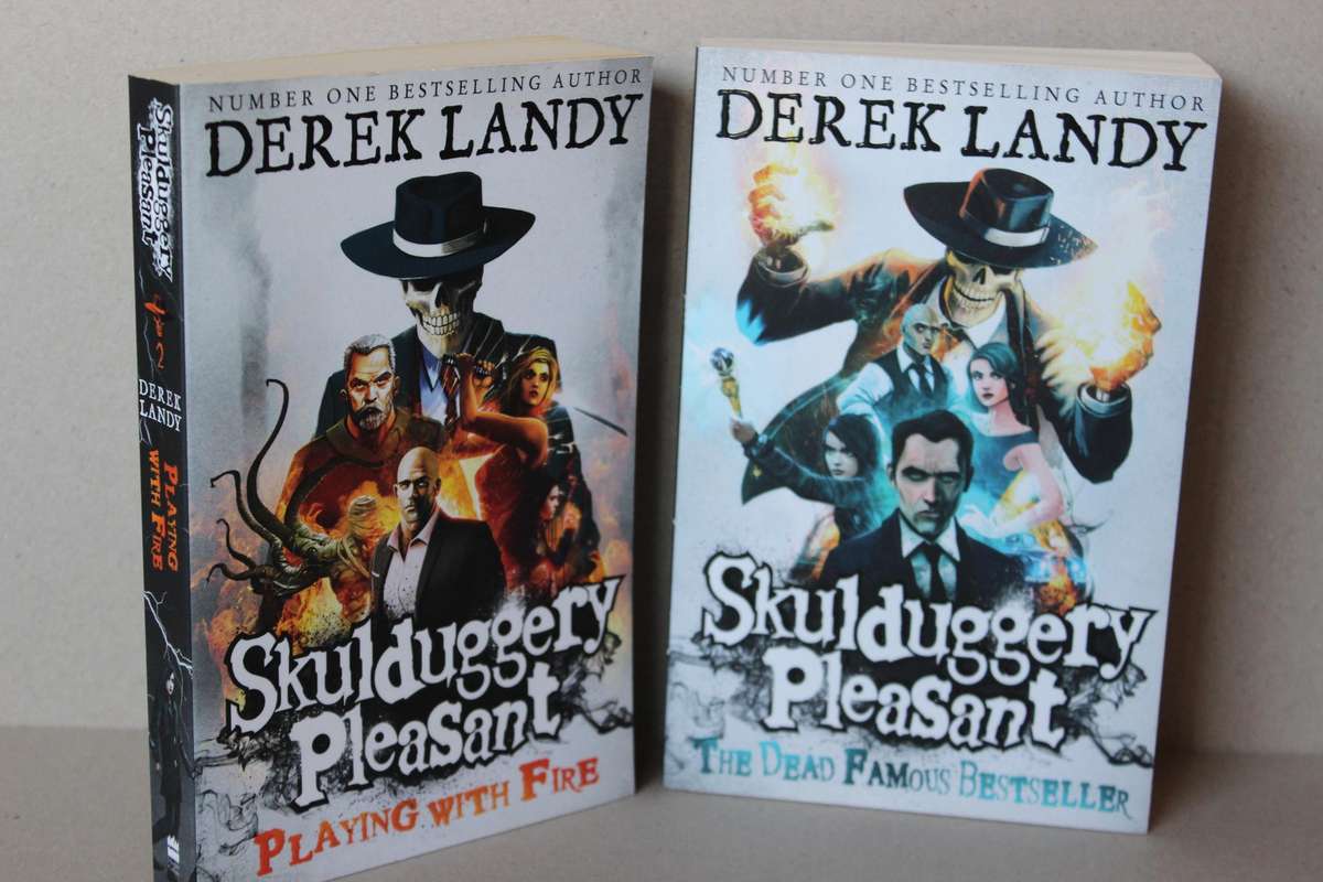 NO 1 AND 2 IN SKULDUGGERY PLEASANT SERIES  by Derek Landy