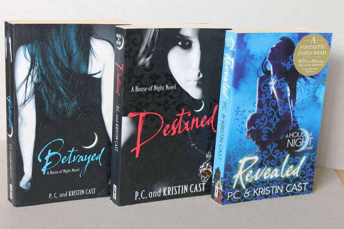 THREE PAPERBACKS: A House of Night Novel Series  by P.C. and Kristin Cast