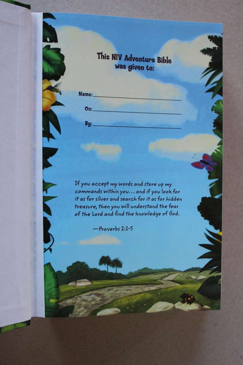 NEW INTERNATIONAL VERSION  ADVENTURE BIBLE  by Zonderkidz
