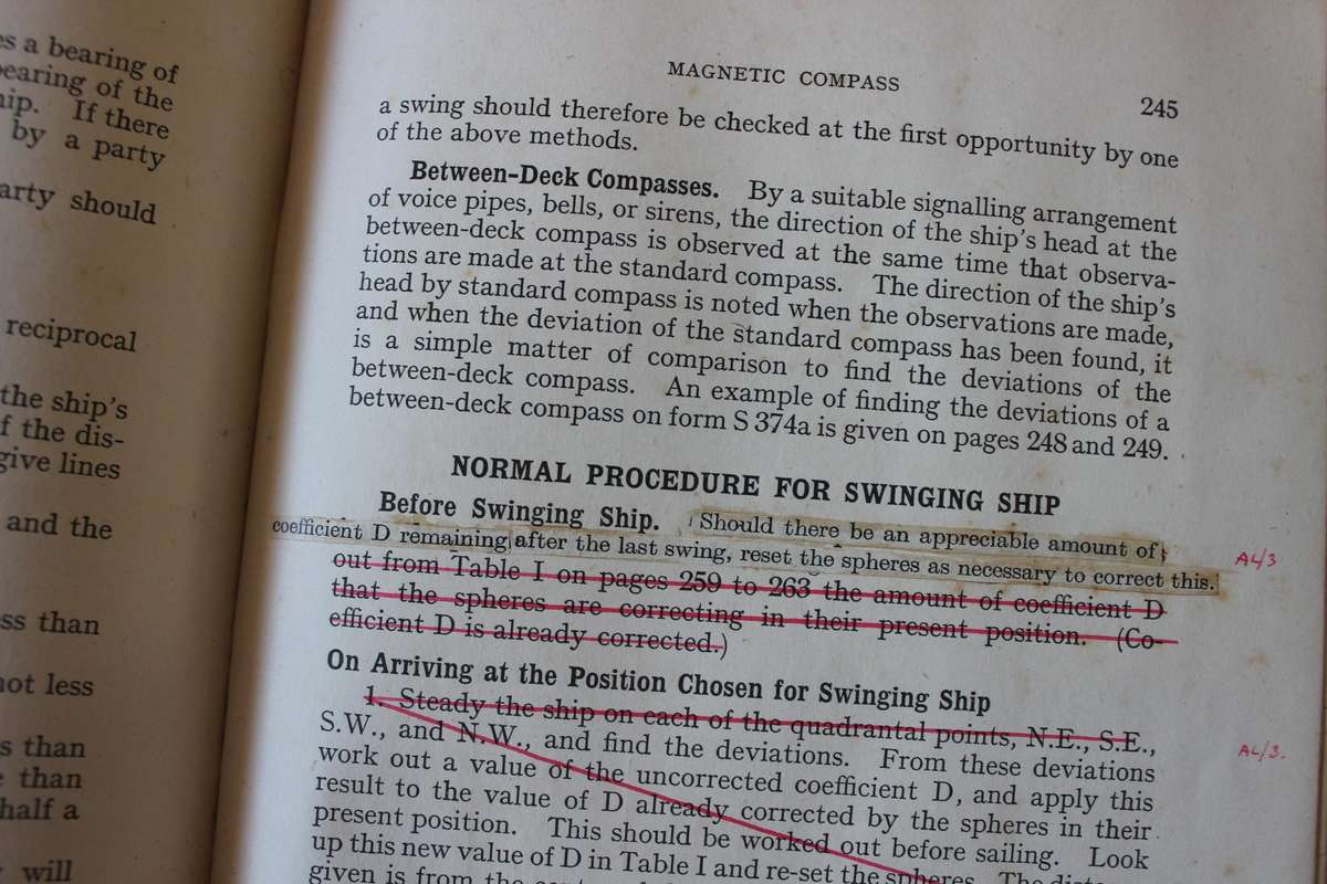 ADMIRALTY NAVIGATION MANUAL  Volume 1  1938