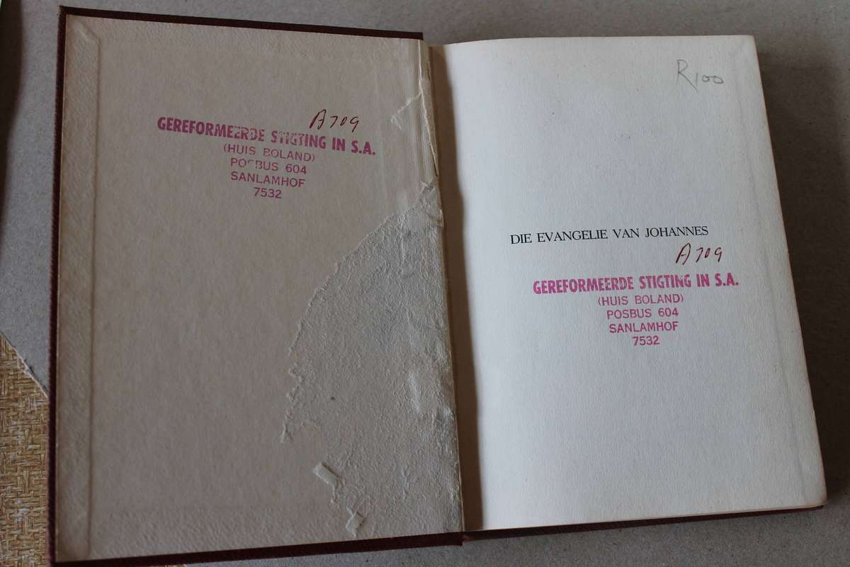 DIE EVANGELIE VAN JOHANNES  'n Verklaring deur Charles R. Erdman