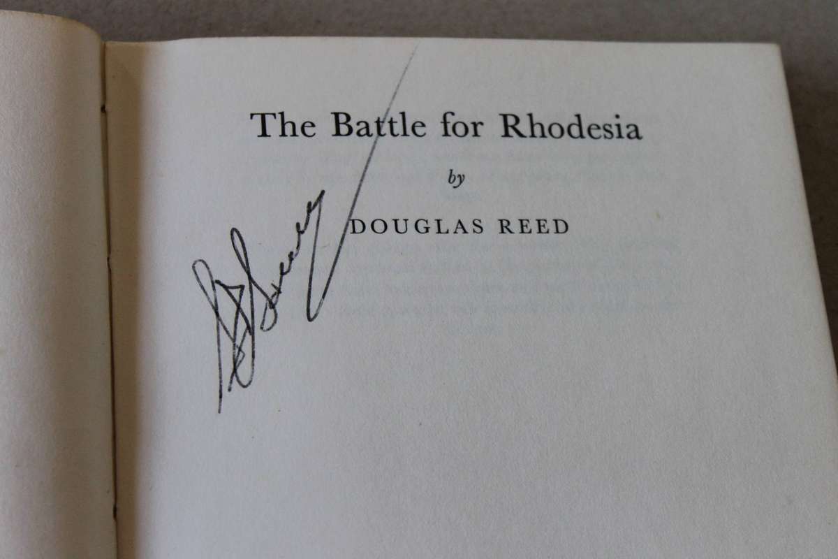 THE BATTLE FOR RHODESIA  by Douglas Reed (1966 HAUM)