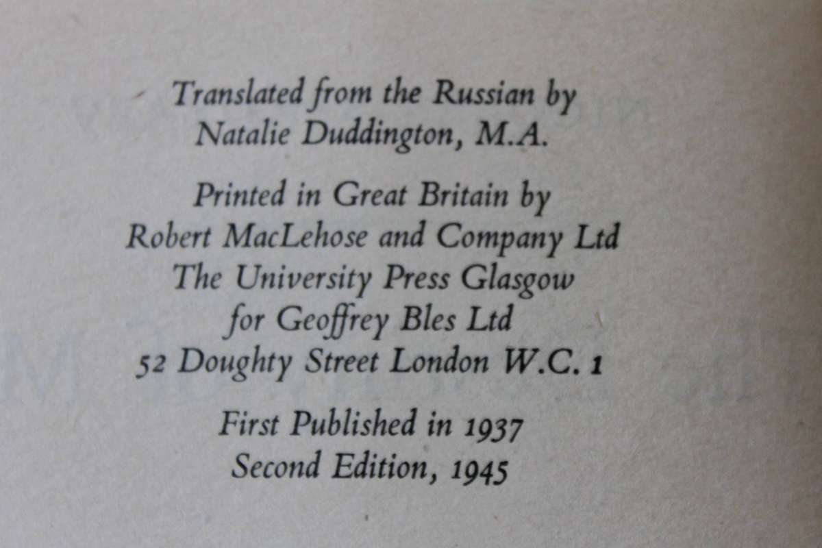 THE DESTINY OF MAN  by Nicolas Berdyaev (Second Edition 1945)