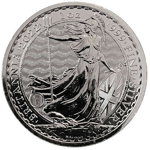 United Kingdom Britannia 1oz .999 silver 4 key dates coin set Queen Elizabeth II King Charles III