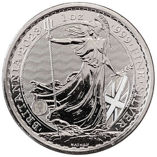 United Kingdom Britannia 1oz .999 silver 4 key dates coin set Queen Elizabeth II King Charles III