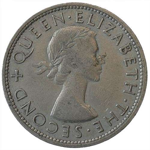 1955 Rhodesia and Nyasaland half crown