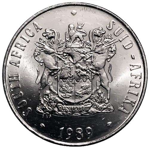 1989 South Africa 50c AU