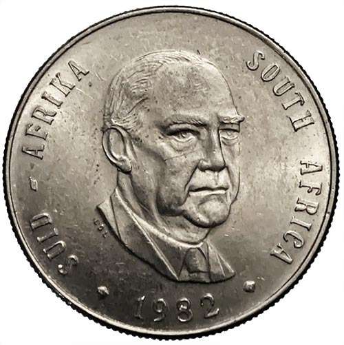 1982 South Africa Springbok R1 BJ Vorster Very Fine