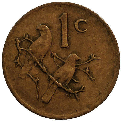 1979 South Africa Nicolaas J. Diederichs 1c bronze