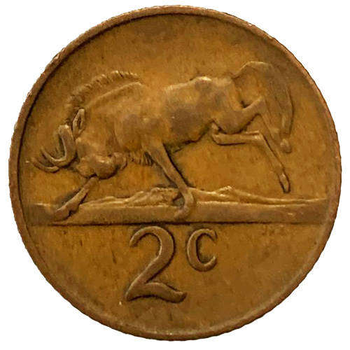 1968 South Africa Charles Swart Afrikaans 2c Bronze