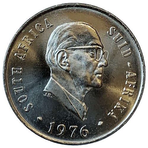 1976 South Africa Jacobus Johannes Fouche UNCIRCULATED 10c