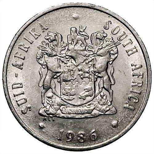 1986 South Africa 20c  XF