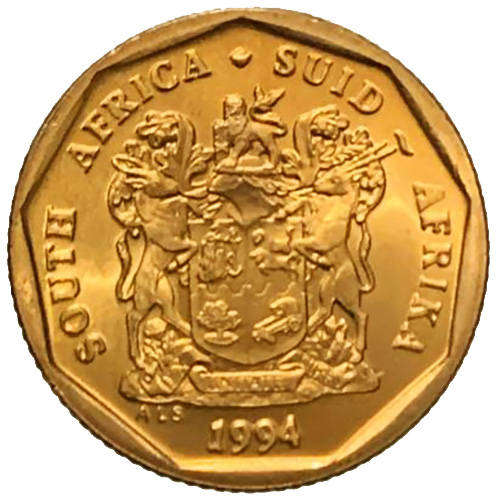 1994 SOUTH AFRICA - SUID-AFRIKA 20 Cents AU