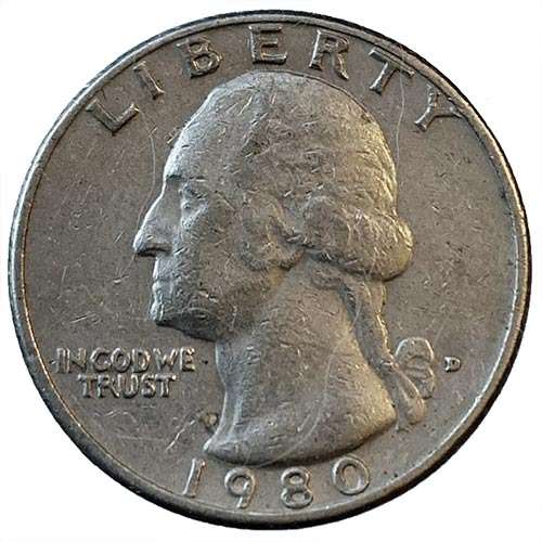 1980 USA Quarter dollar Fine