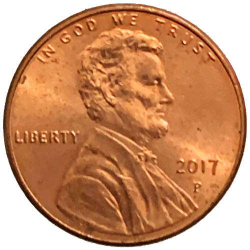2017 USA 1 Cent