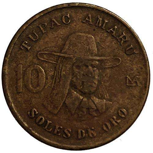 1980 Peru 10 Soles de Oro