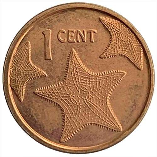 2015 Commonwealth of the Bahamas  Elizabeth II 1c Uncirculated