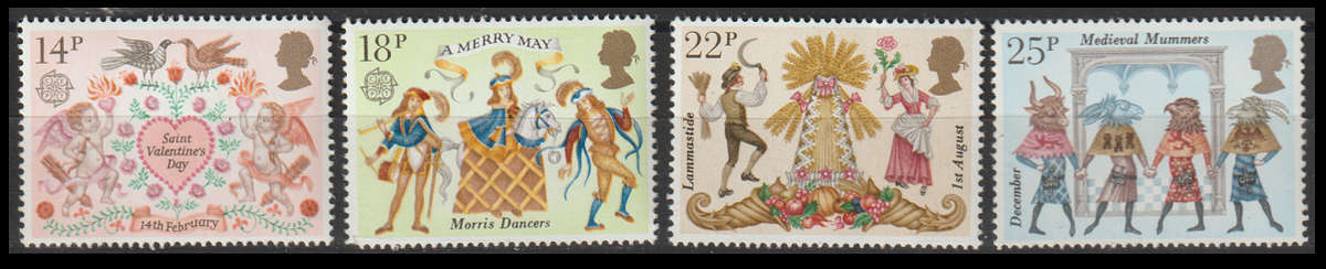 Great Britain UMM Set Folklore 1981 CV R40