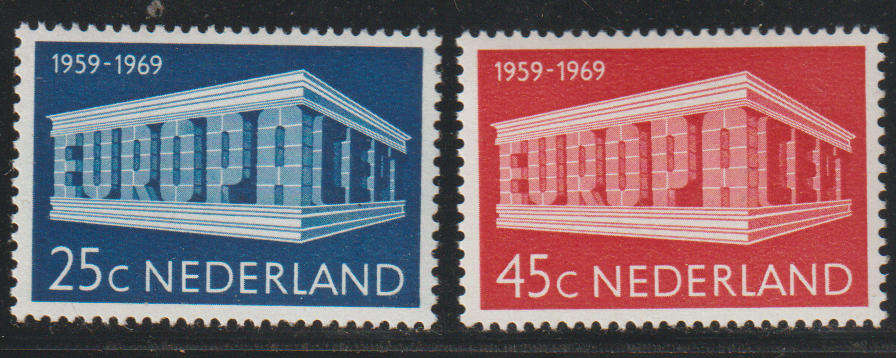 Netherlands UMM EUROPA Stamps 1969