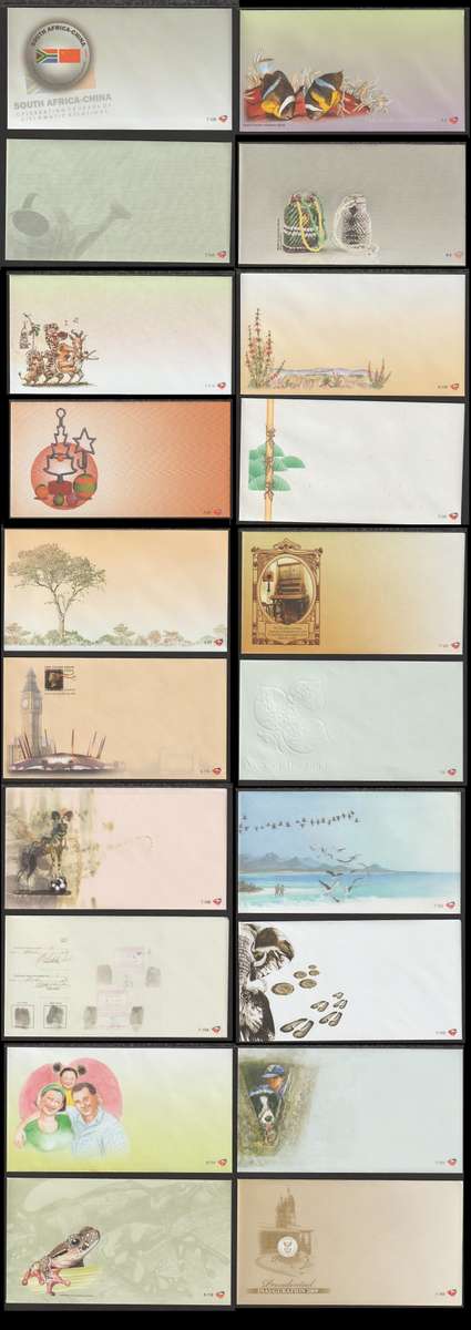South Africa 20 UnserveUnused FDC`s Great Lot (Like New)