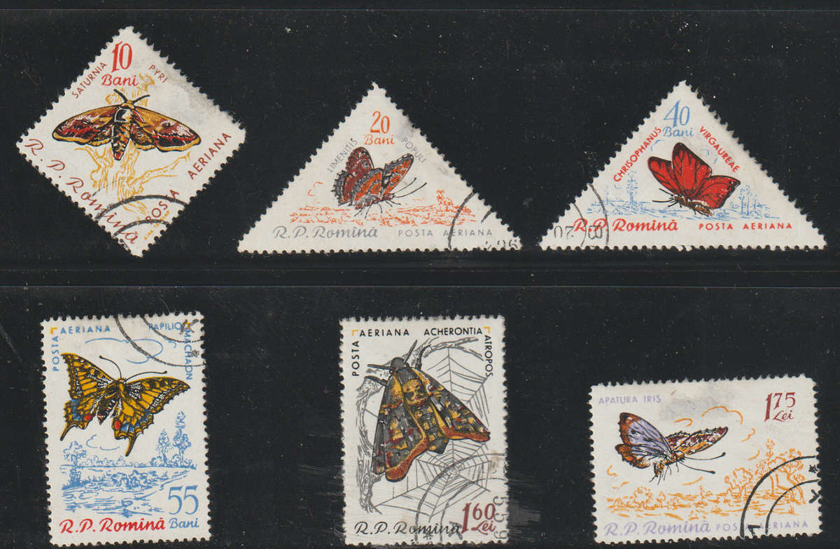 Romania Butterflies & Moths 1960