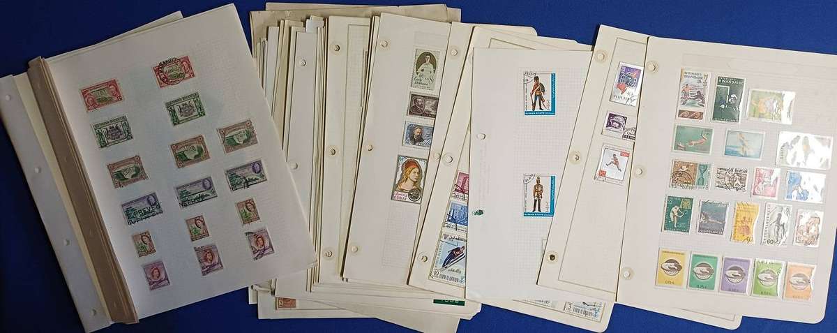 540 Stamps on album Pages @ 20c Each (Not Checked)