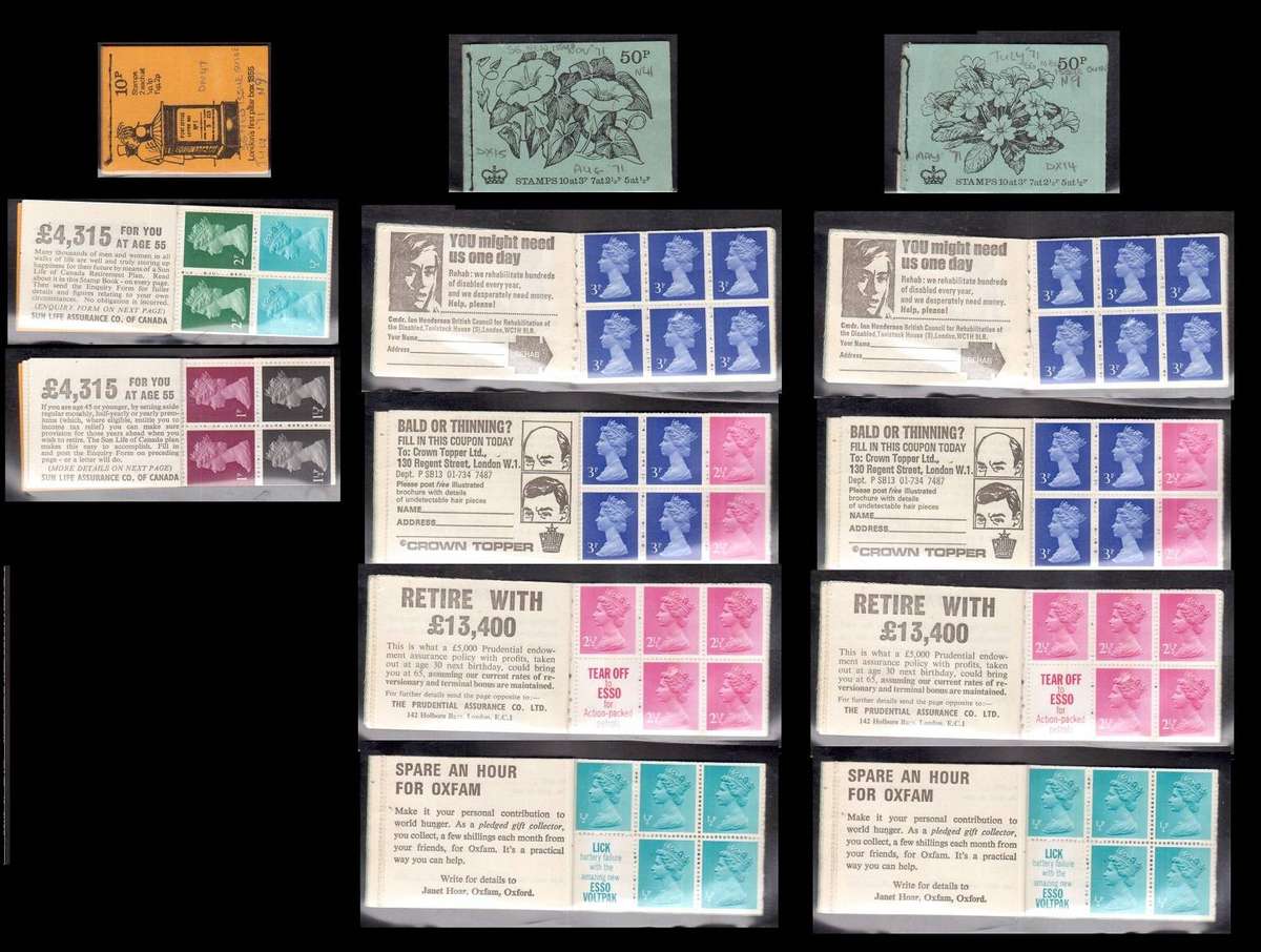 Great Britain 3 UMM Booklets