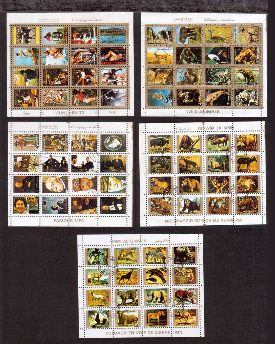 10 Scarce Minisheets Starting @ R4 Each