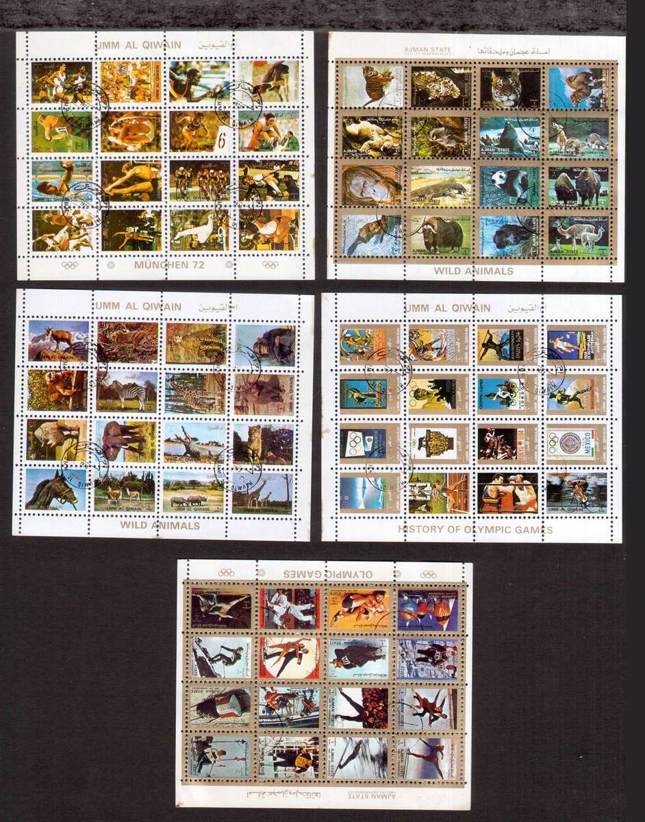 10 Scarce Minisheets Starting @ R4 Each