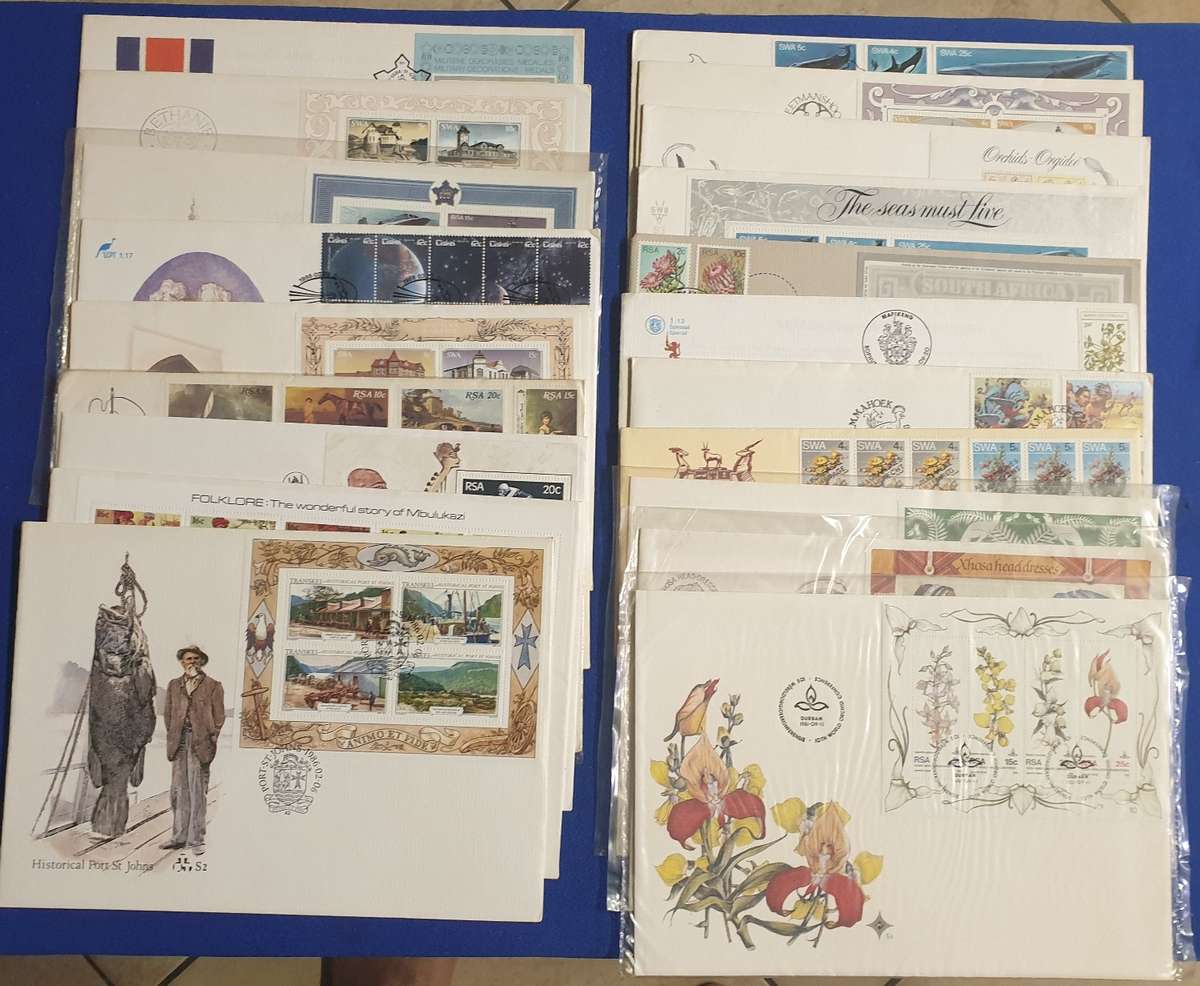 20 Mix Large FDC`s at R1.80 Each (SA-SWA-Homelands)