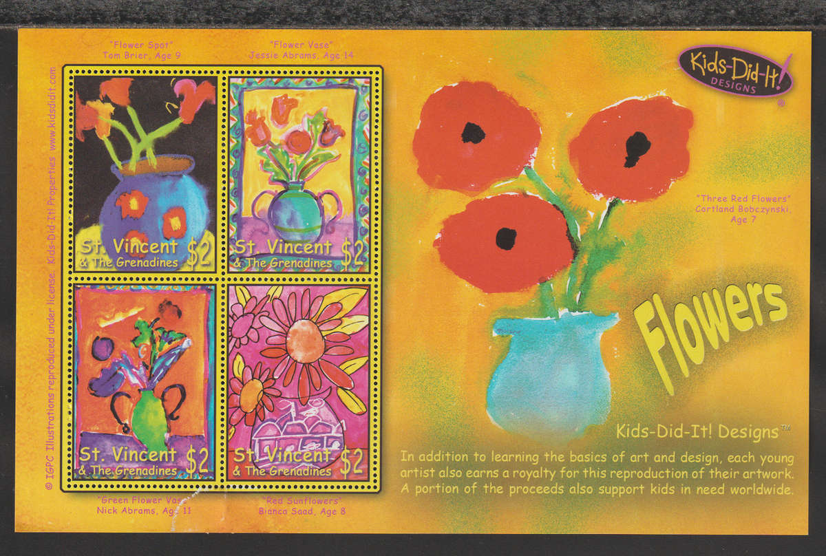 St. Vincent UMM Minisheets Flowers