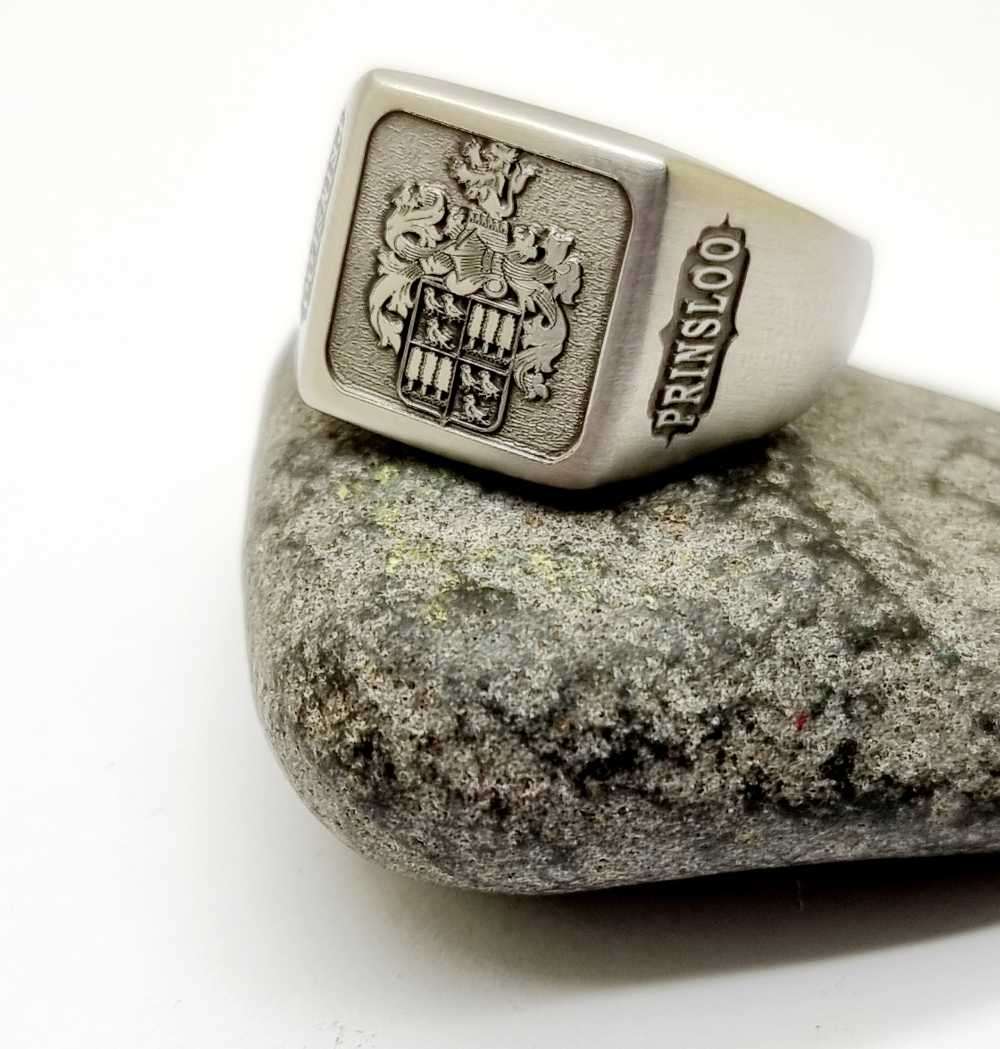 Custom Engraved Stainless Steel Ring