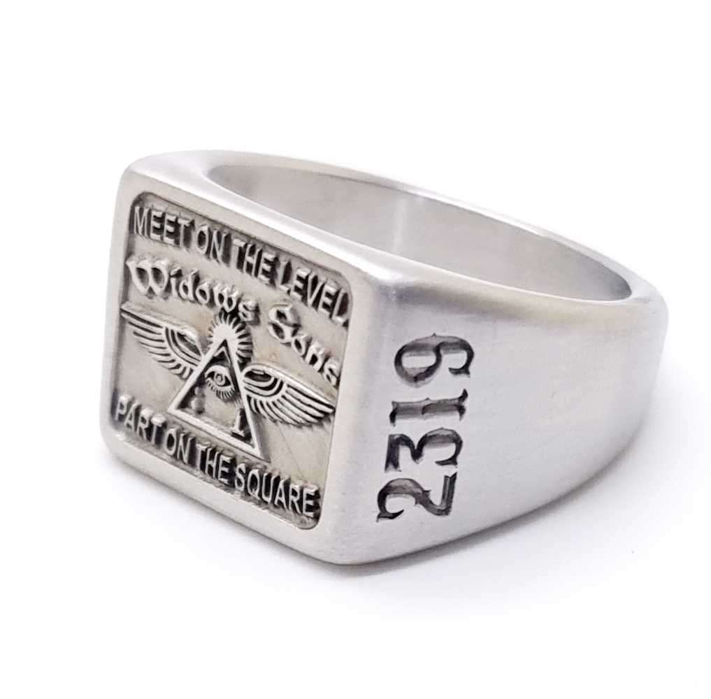 Custom Engraved Stainless Steel Ring