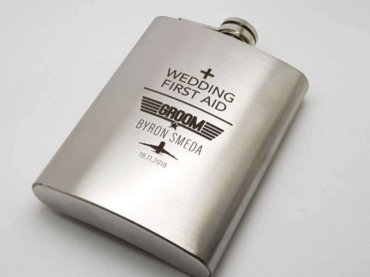 Personalised Hip Flasks 8oz (240ml) including engraving