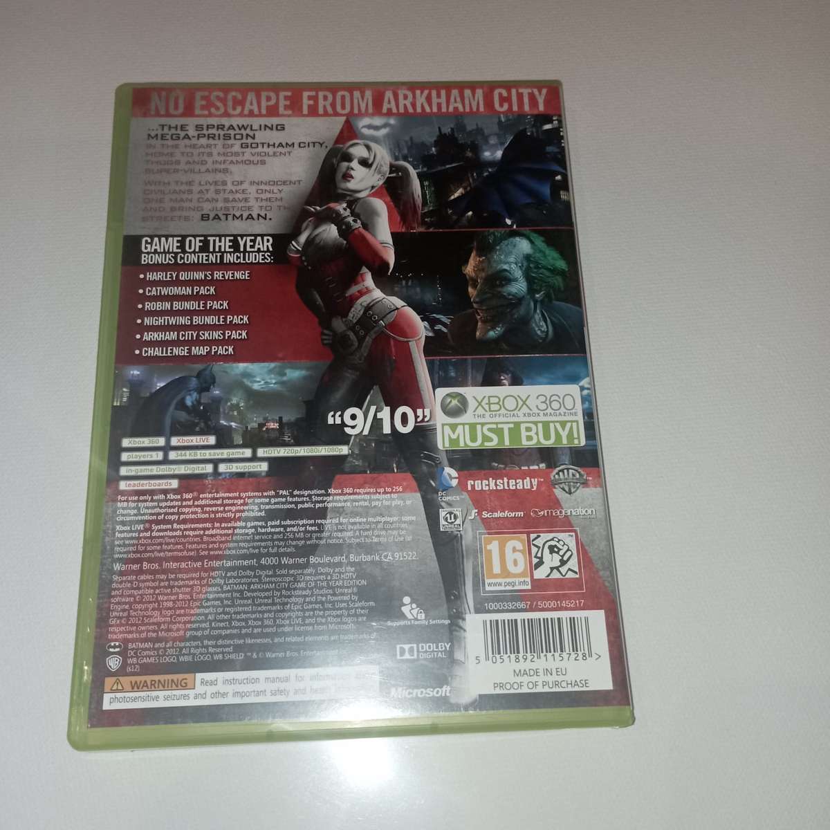 Batman: Arkham City Game of the Year Edition for Xbox 360