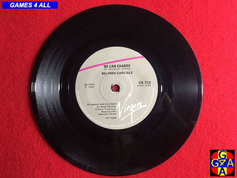 45" Record - Belinda Carlisle - Heaven Is A Place On Earth