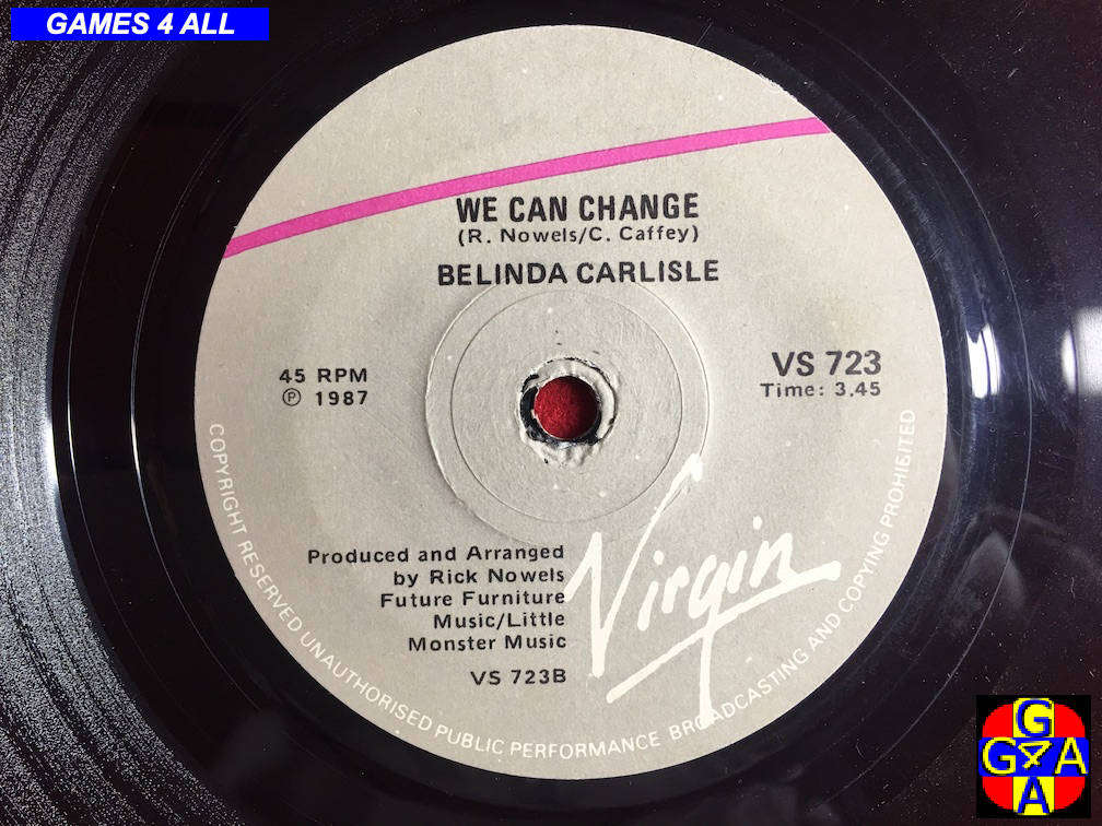 45" Record - Belinda Carlisle - Heaven Is A Place On Earth