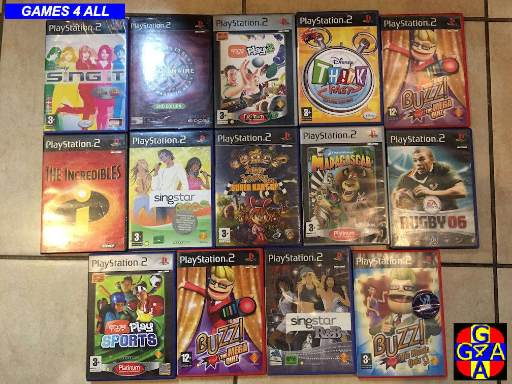 40 Playstation 2 Games - ONE BID FOR ALL!!!