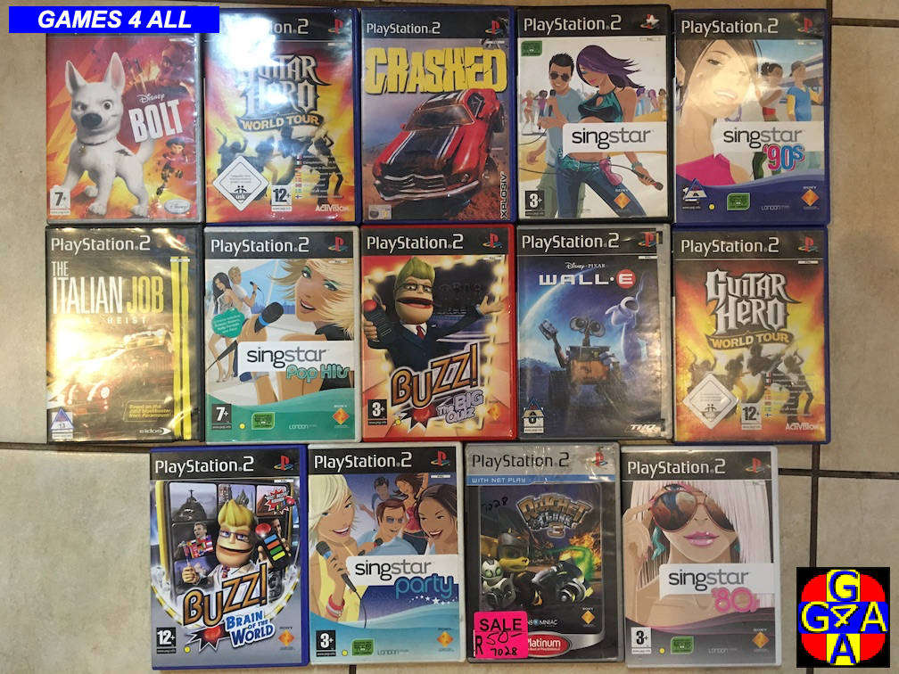 40 Playstation 2 Games - ONE BID FOR ALL!!!