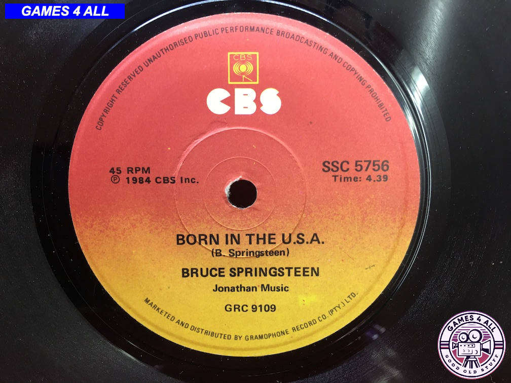 45" Record - Bruce Springdteen - Born In The U.S.A.
