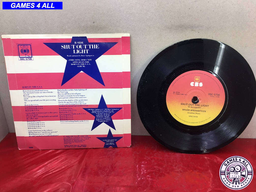 45" Record - Bruce Springdteen - Born In The U.S.A.
