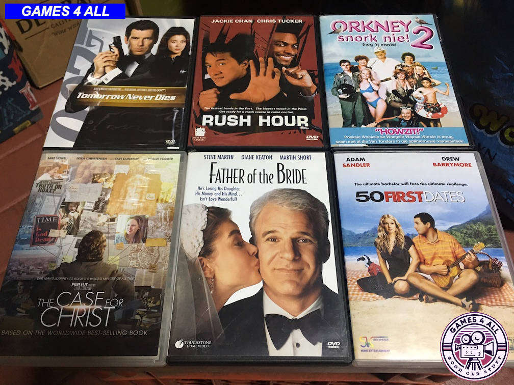 6 Mixed DVD's Lot 30