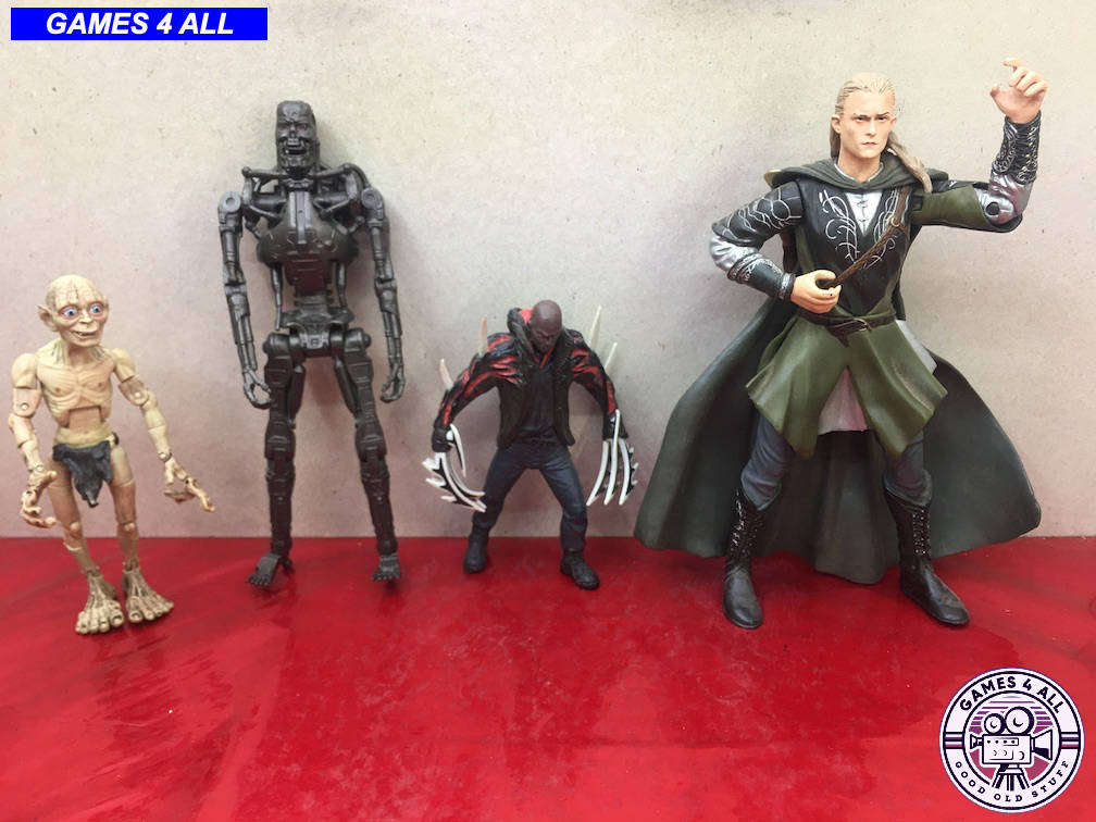 3 Movie + 1 Video Game Action Figures